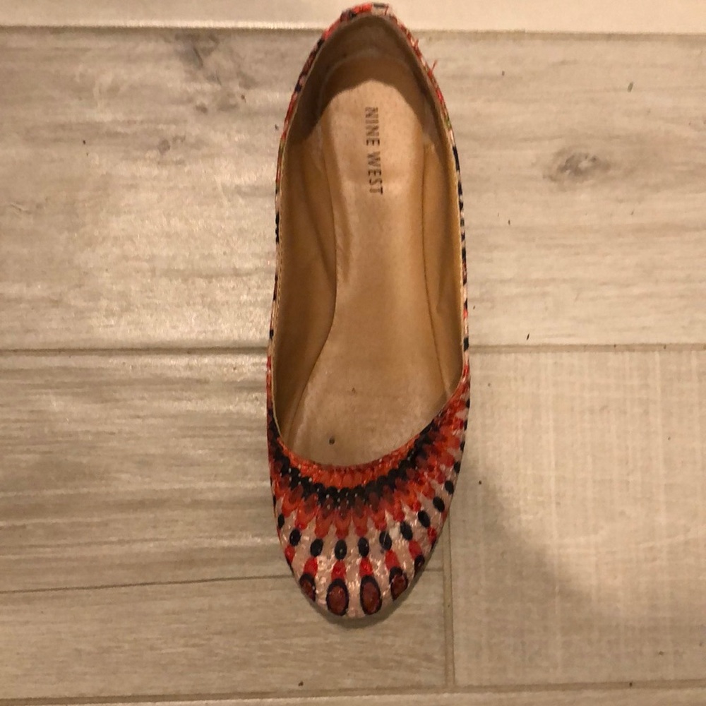 Nine West multi color ballet flats